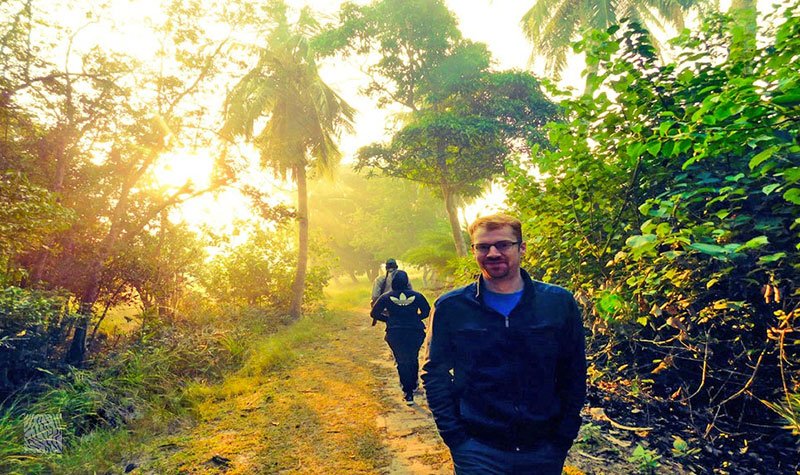 Guest-from-Canada-on-Trail-in-Sundarbans-(Sundarbans)-01